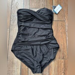 Anne Cole Slimming Convertible Strapless Swimsuit NWT